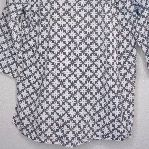 Roberta Roller Rabbit 100% Cotton Printed Blouse - Picture 6 of 12